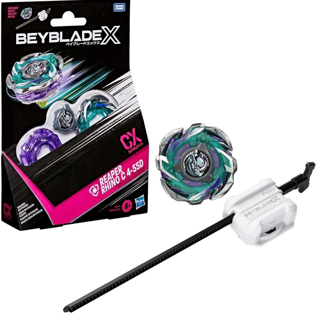 REAPER RHINO C 4-55D BEYBLADE X