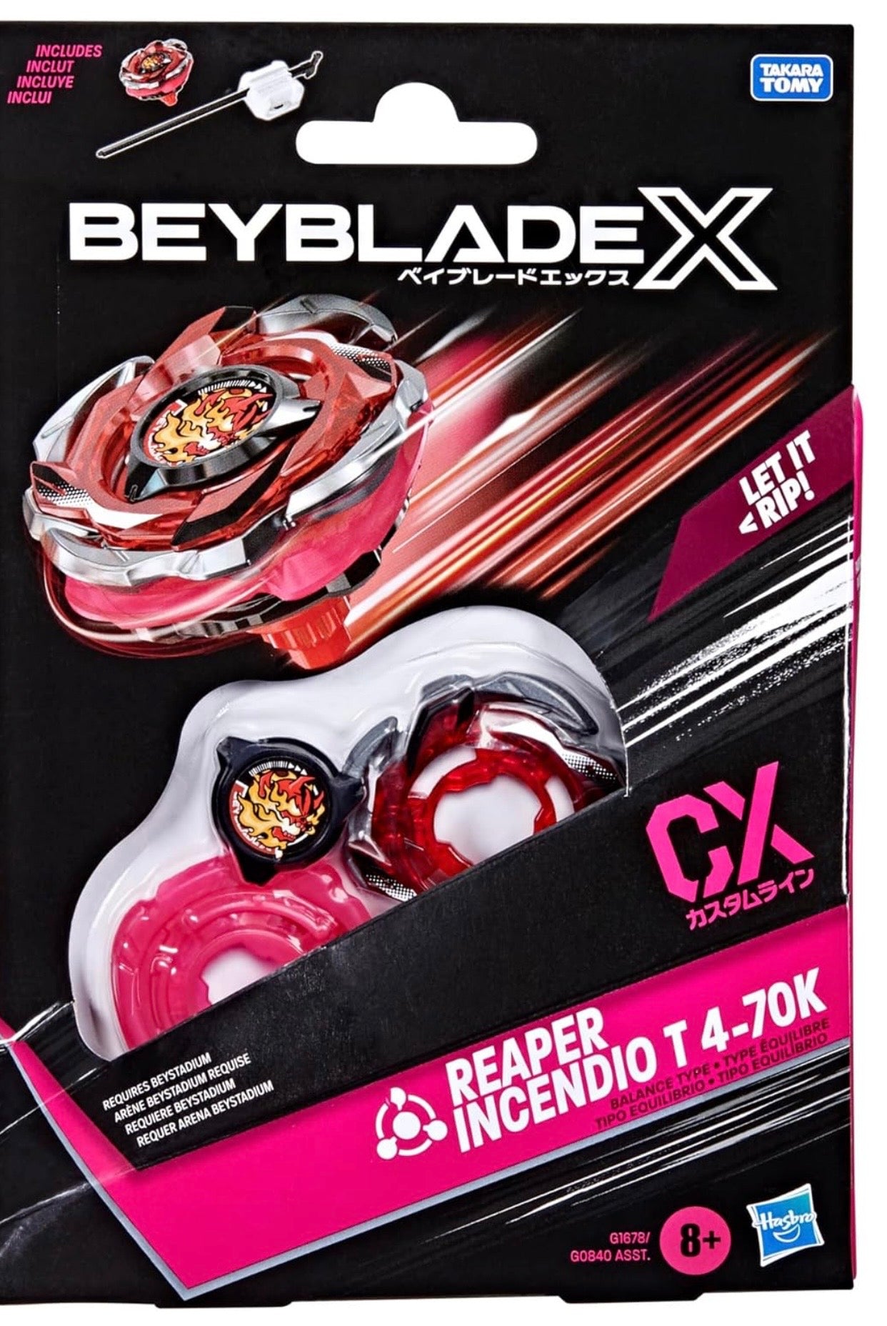 REAPER INCENDIO T 4-70K BEYBLADE X