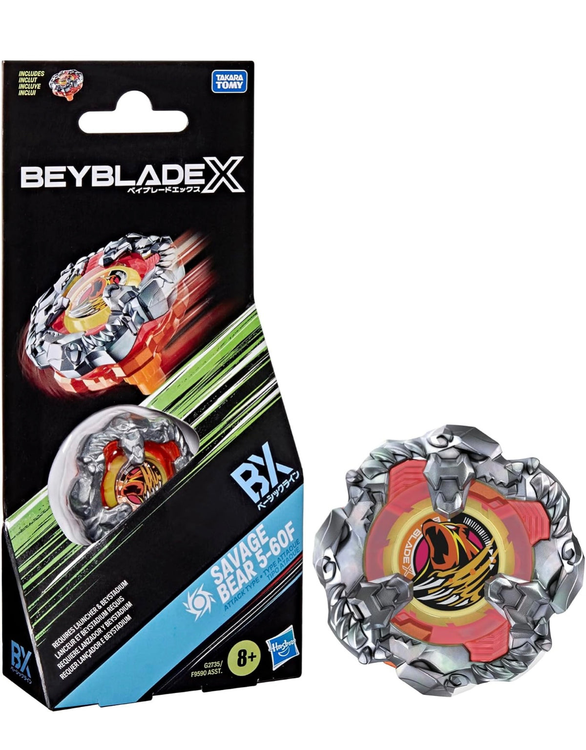 SAVAGE BEAR 5-60F BEYBLADE X