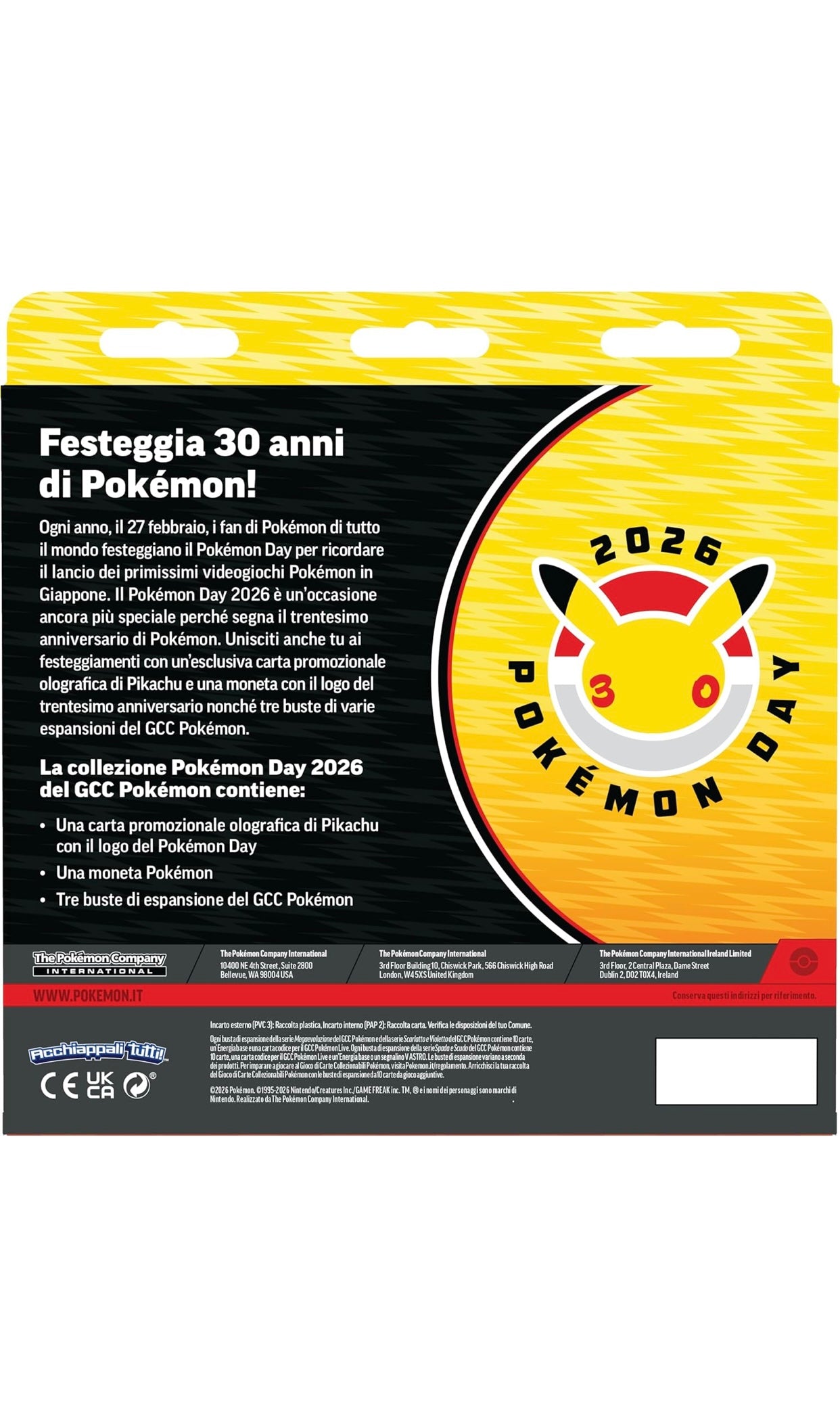 Pokemon Day Collezione 2026