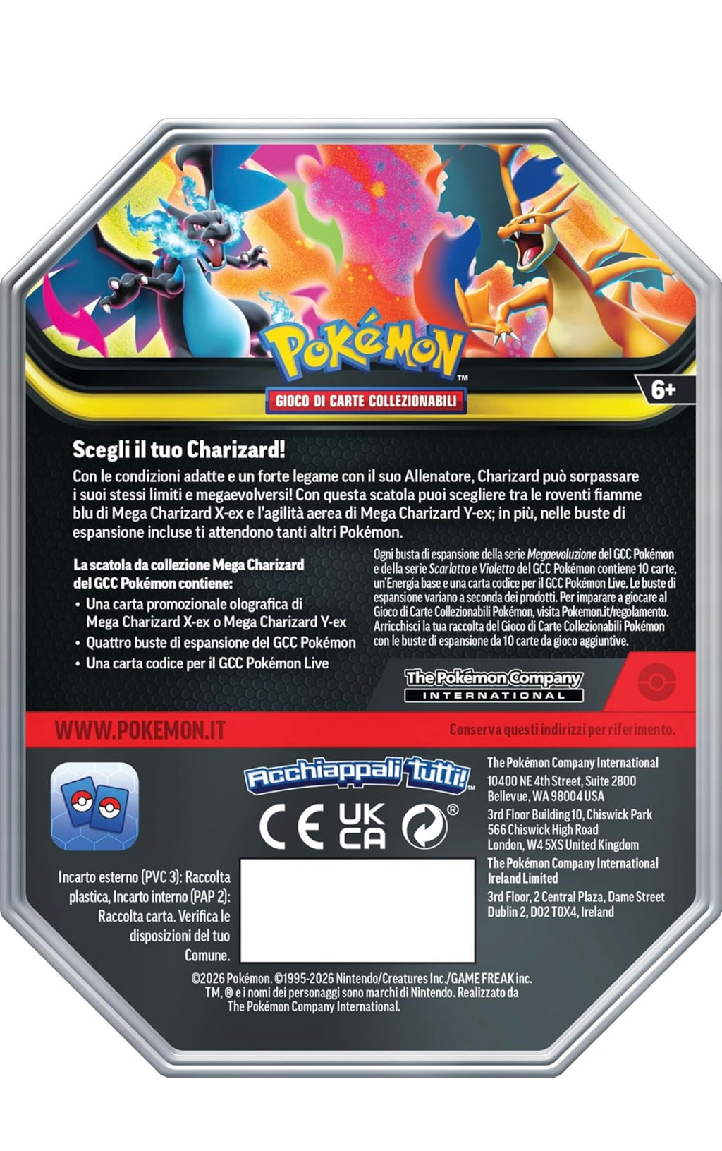 Tin Mega Charizard Y