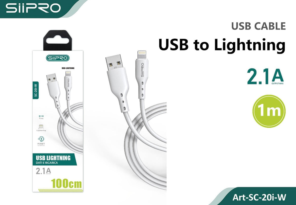 CAVO USB TO LIGHTNING 1M