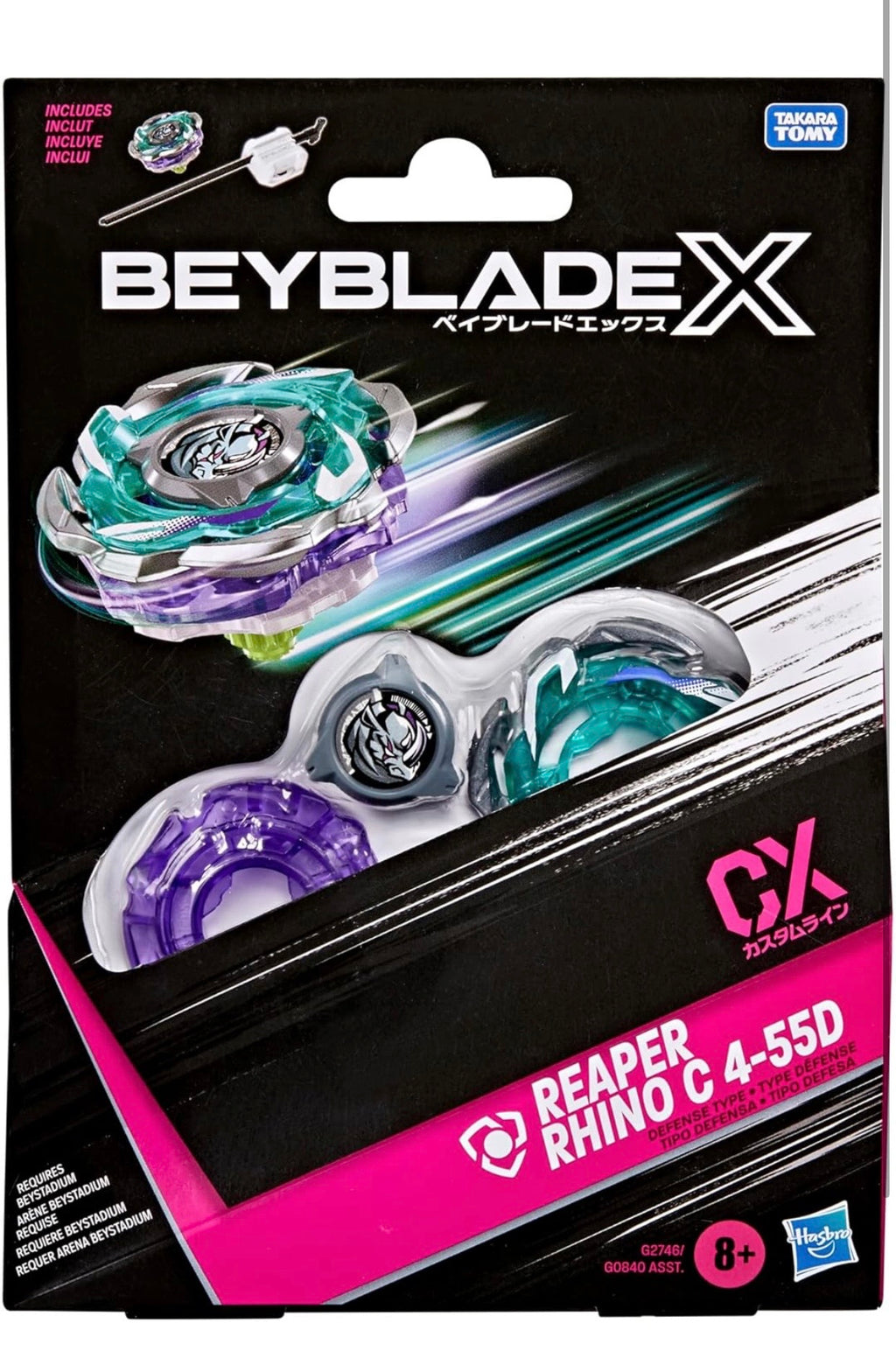 REAPER RHINO C 4-55D BEYBLADE X