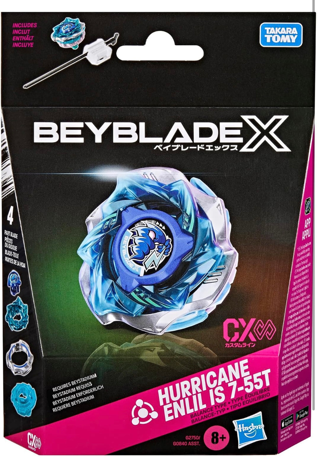 HURRICANE ENLIL IS 7-55T BEYBLADE X