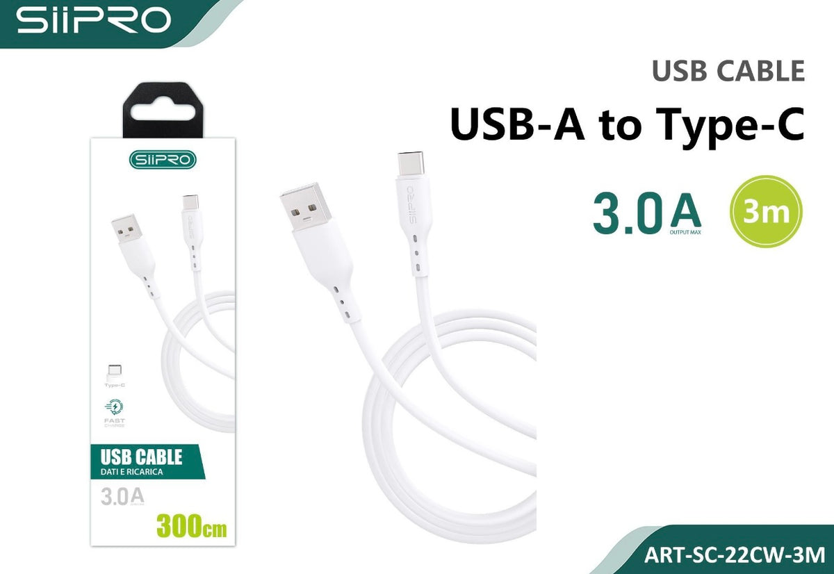 CAVO USB TO TYPE-C 3M