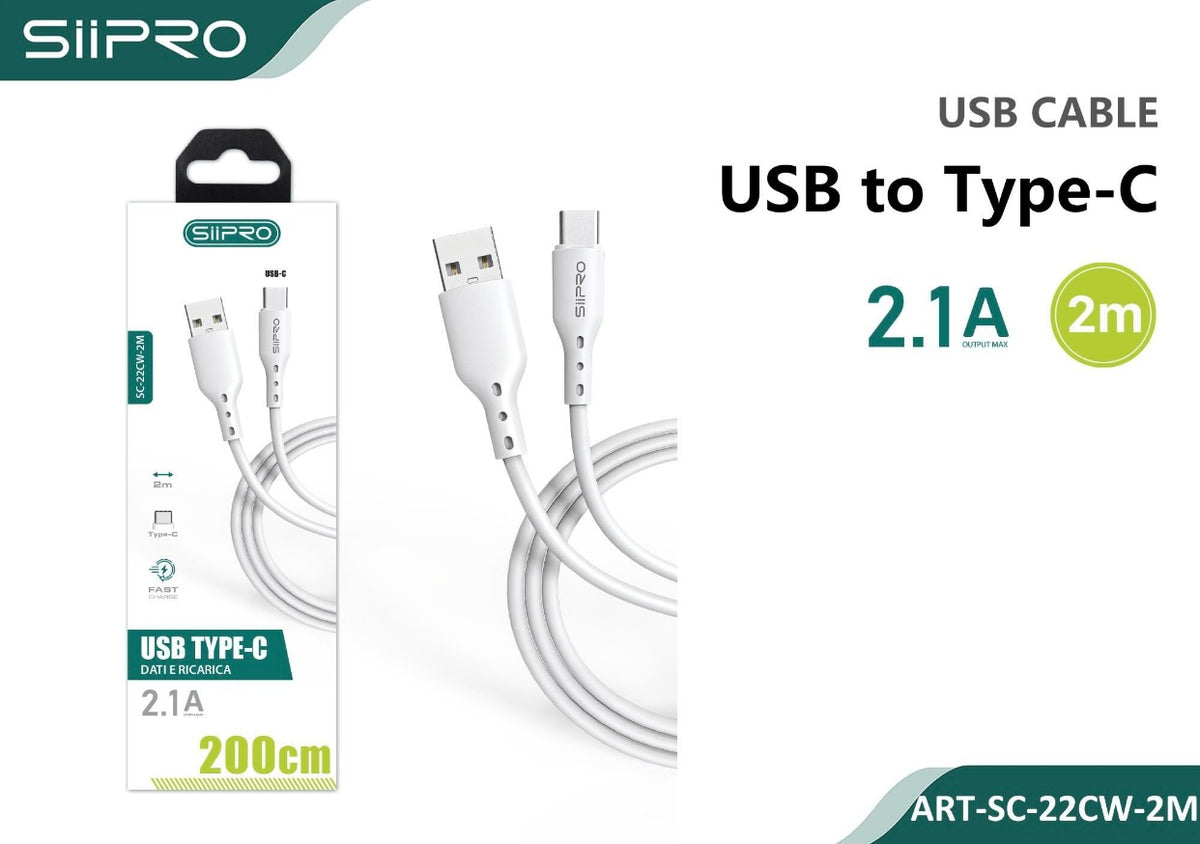 CAVO USB TO TYPE-C 2M