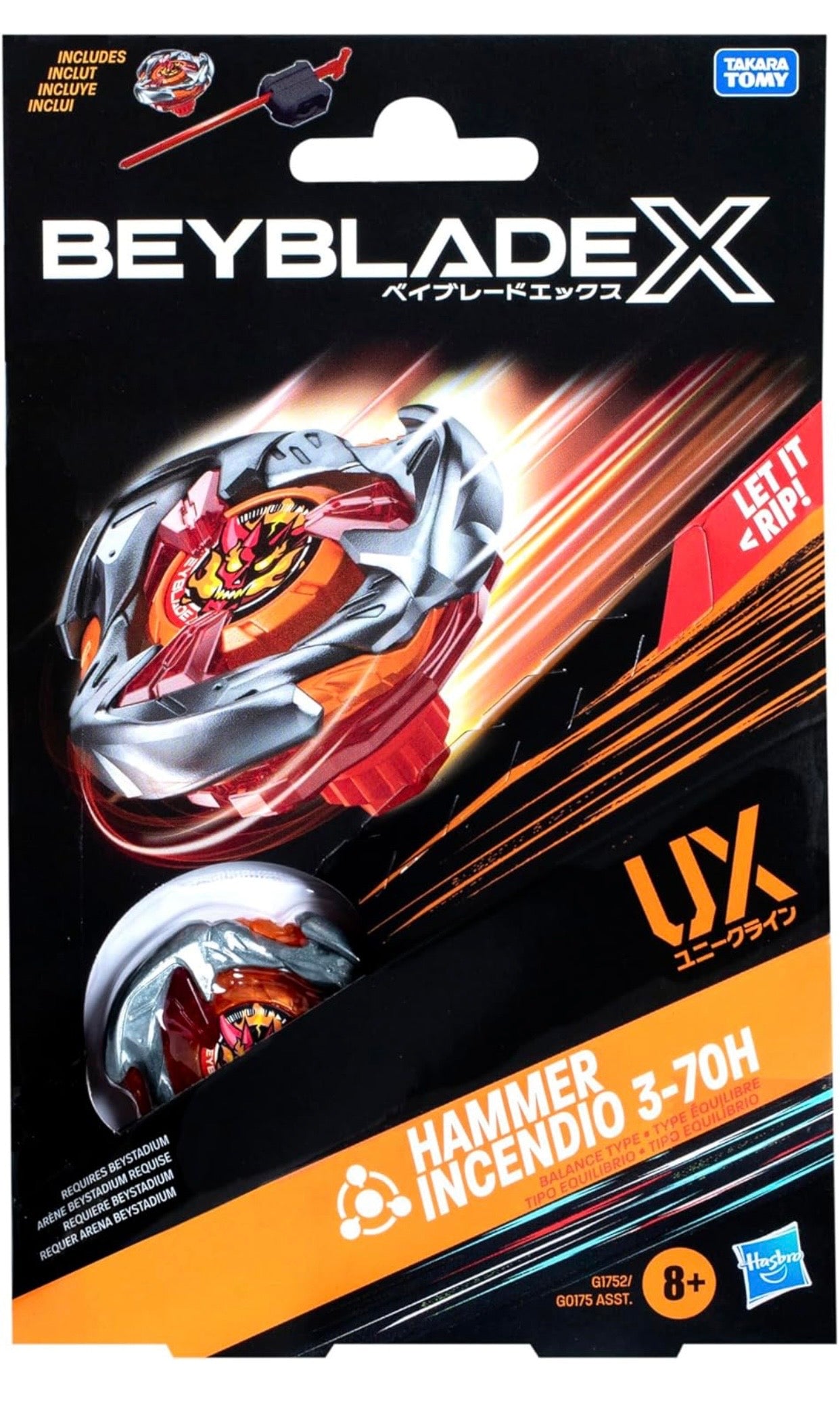 HAMMER INCENDIO 3-70H BEYBLADE X