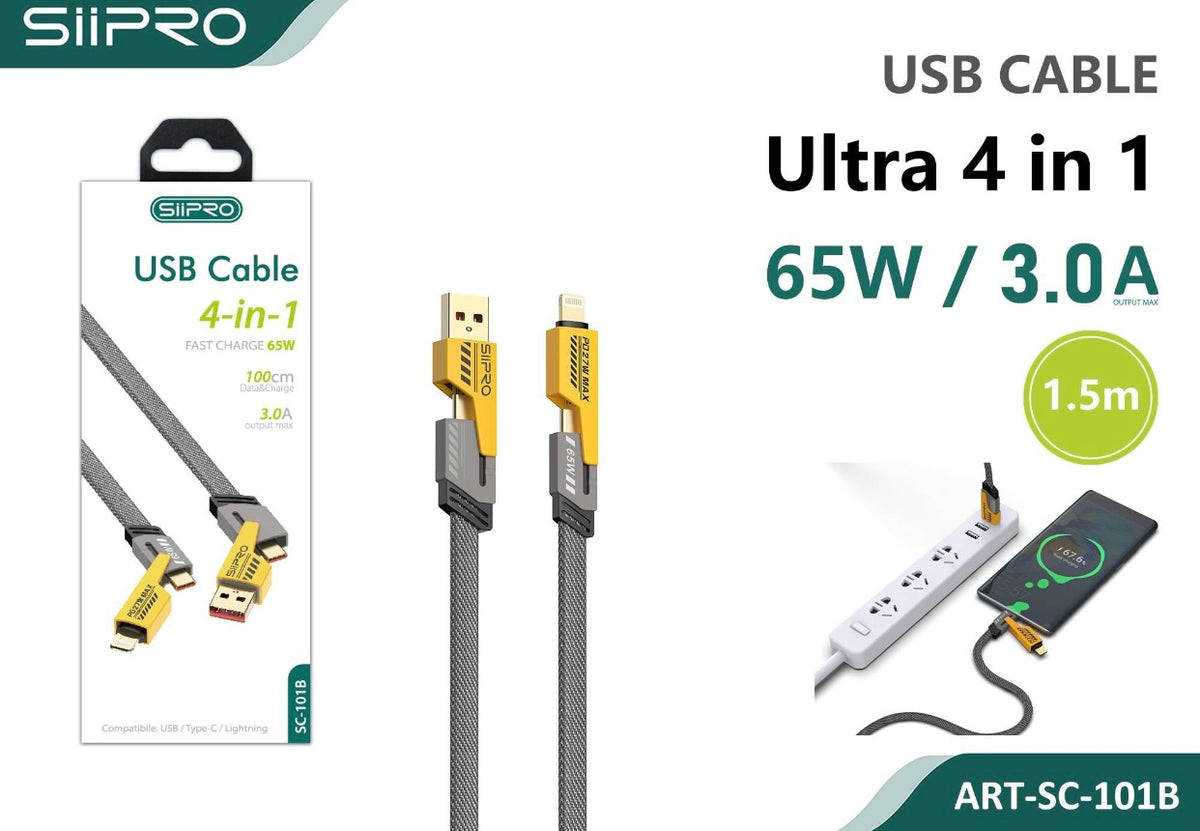 CAVO ULTRA 4 IN 1 1.5M