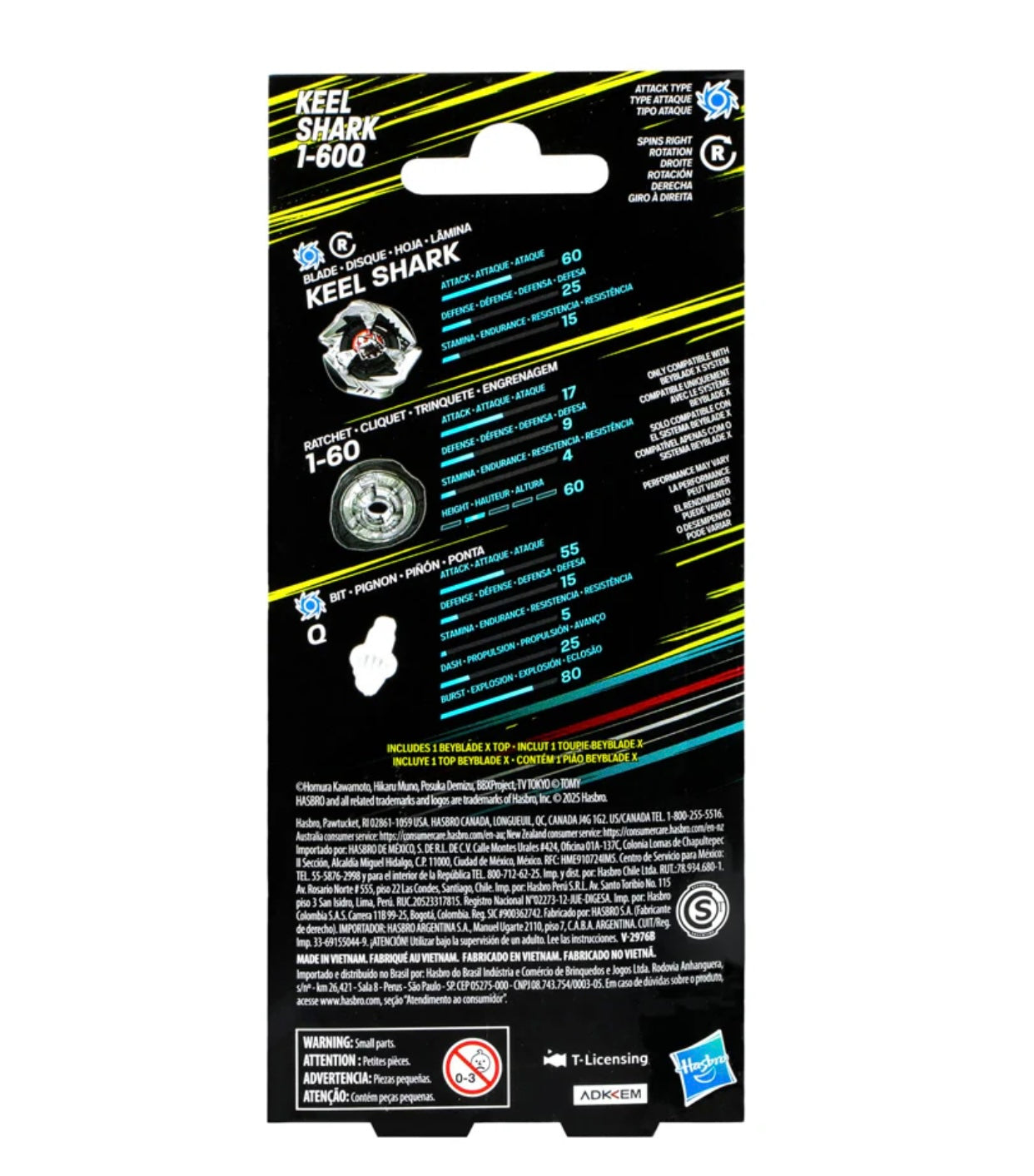 KEEL SHARK 1-60Q BEYBLADE X