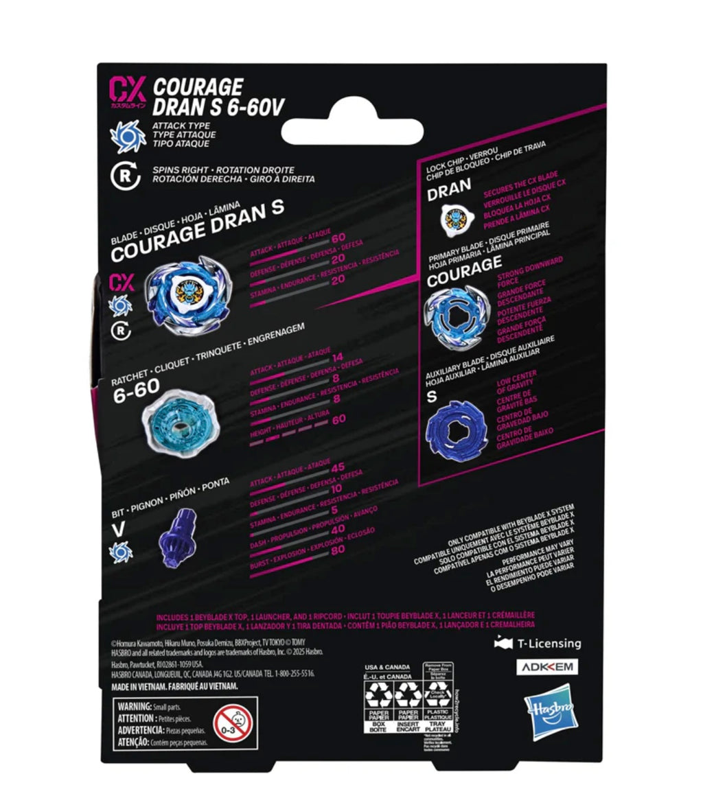 COURAGE DRAN S 6-60V BEYBLADE X