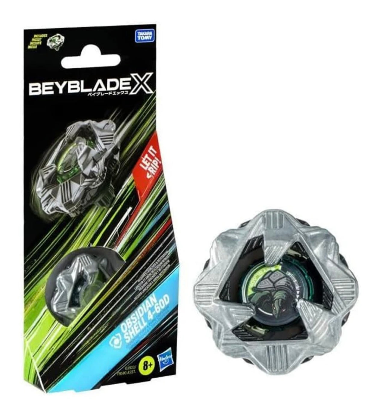 OBSIDIAN SHELL 4-60D BEYBLADE X