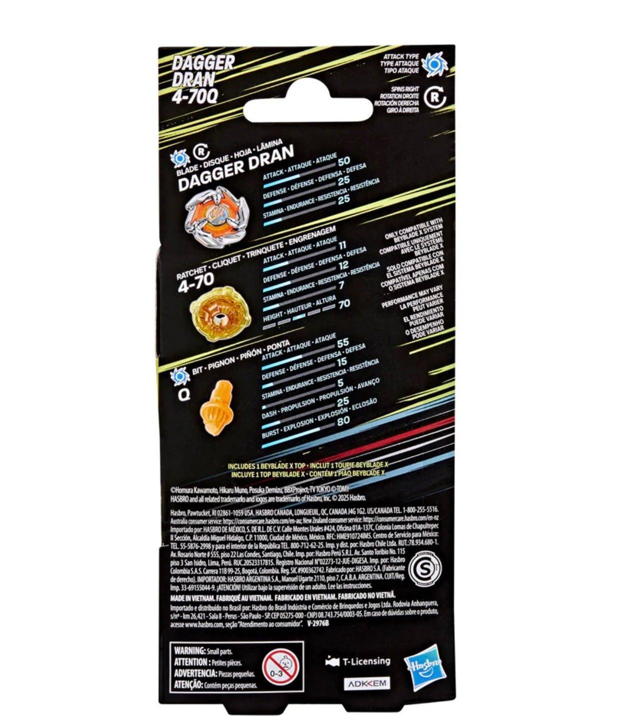 DAGGER DRAN 4-70Q BEYBLADE X