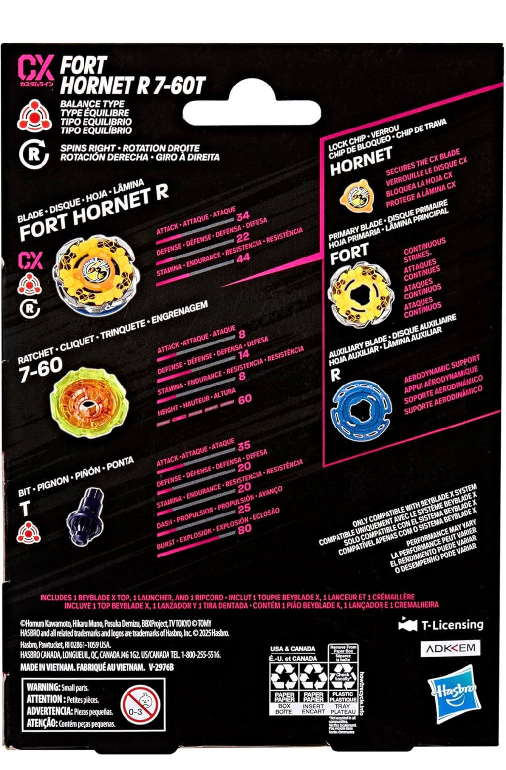 FORT HORNET R 7-60T BEYBLADE X